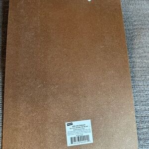 Staples 9” x 12” letter size Tan Document Holder Lot of 9 clip boards. Like new